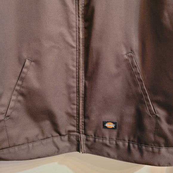 Dickies (Dark Brown) Men's Insulated Eisenhower Front-Zip Jacket - Picture 8 of 10